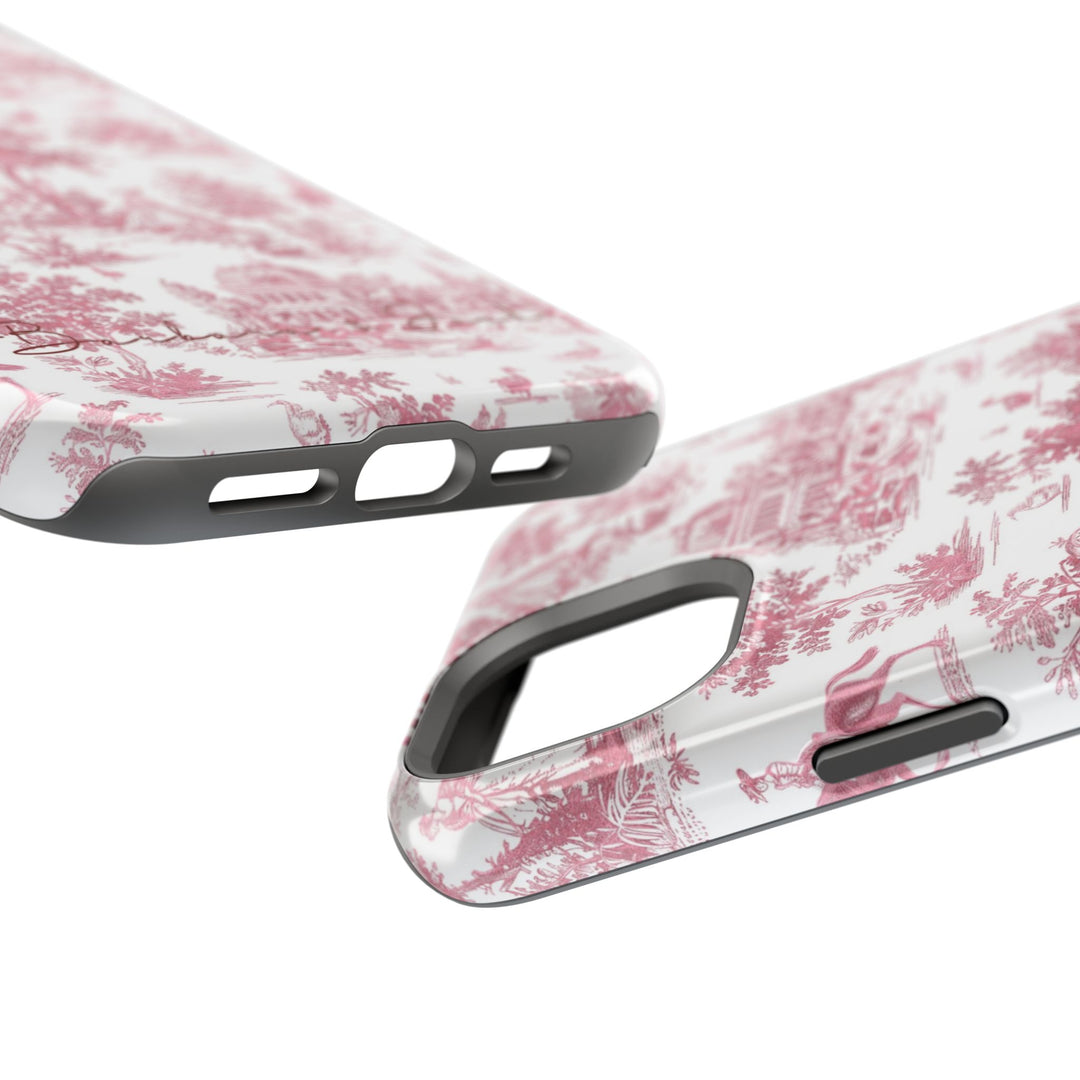 Magsafe French Toile Personalized Initial Custom Gift Cute Phone Cases for Iphone 16 Pro Max | iPhone 15, Pro Max Case, Iphone 14, 13, 12, 11, 10 - Studio40ParkLane
