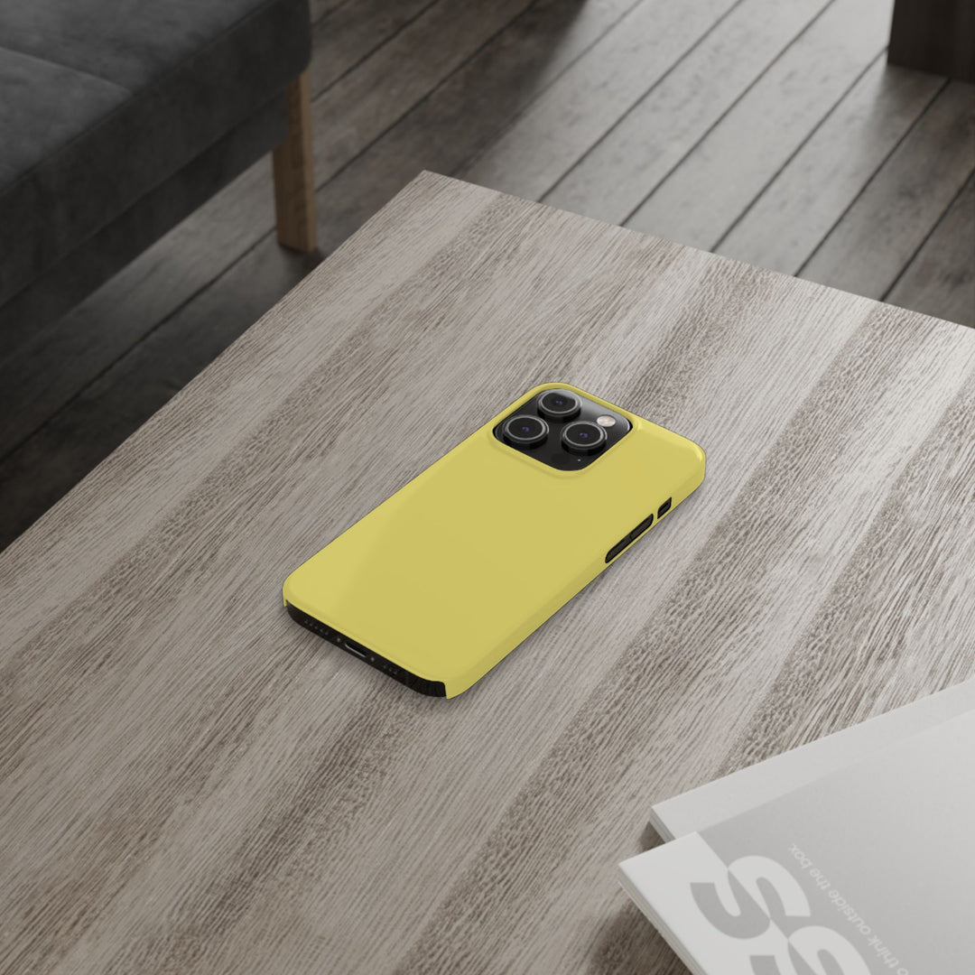 Slim Light Yellow Gift for Her Aesthetic Cute Phone Case for Iphone 16 - | iPhone 15 Pro Max Case | iPhone 14 Case 13 12 11 10 9 8 7 - Studio40ParkLane