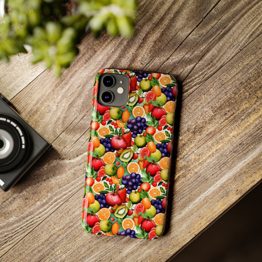 Slim Cute Phone Cases for Iphone | iPhone 15 Case | iPhone 15 Pro Max Case, Iphone 14, Iphone 14 Pro Max, Iphone 13, Summer Fruit Mix Selection - Studio40ParkLane
