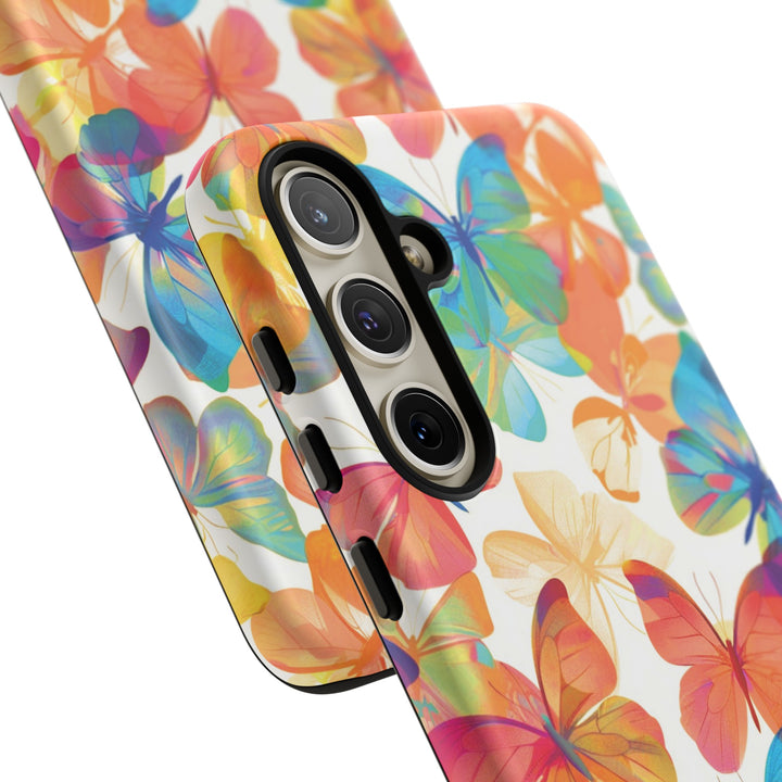 Cute Samsung Case | Cool Iphone Case | Summer Bright Butterflies, Samsung S24, S23, S22, S21, IPhone 15 Case | Iphone 14 Case, Iphone 13 Case - Studio40ParkLane