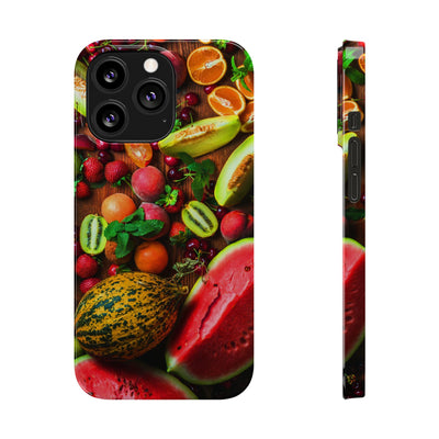 Slim Fall Fruit Collage Phone Cases for Iphone 16 | iPhone 15 Case | iPhone 15 Pro Max Case, Iphone 14, Iphone 14 Pro Max, Iphone 13, Slim Mom Dad Gift