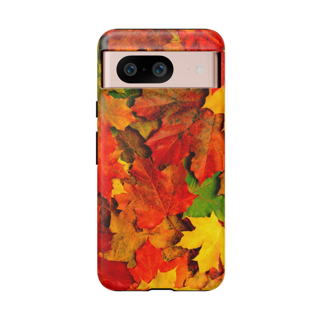 Fall Leaves Impact Resistant, Cute Phone Cases for Samsung S24, S23, S22, S21, IPhone 15 pro Iphone 14 pro Iphone 13 IPhone 12 Iphone 11 - Studio40ParkLane