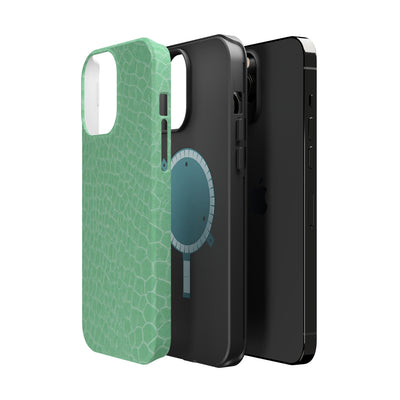 Non Leather Mint Color Pattern Magsafe Cute Phone Case for Iphone Gift for Her, | iPhone 15 Case | iPhone 15 Pro Max Case, Iphone 14, Iphone 14 Pro Max, Iphone 13, Iphone 16 - Studio40ParkLane