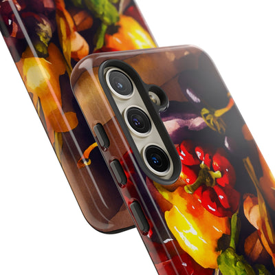 Impact Resistant, Fall Farm Vegetables, Cute Phone Cases for Samsung S24, S23, S22, S21, IPhone 15 pro Iphone 14 pro Iphone 13 IPhone 12 Iphone 11