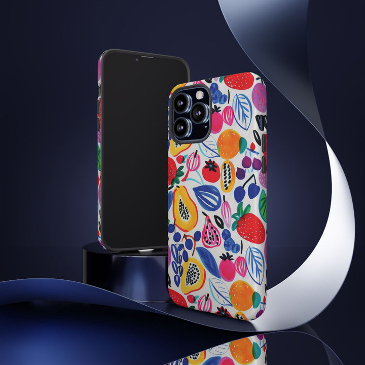 Premium Tough Summer Fruit Collage Gift for Her Cute Phone Cases for Samsung and Iphone, 16, 15, 14, S24, S23, S22, S21, S20, Plus, Ultra, Pro - Studio40ParkLane