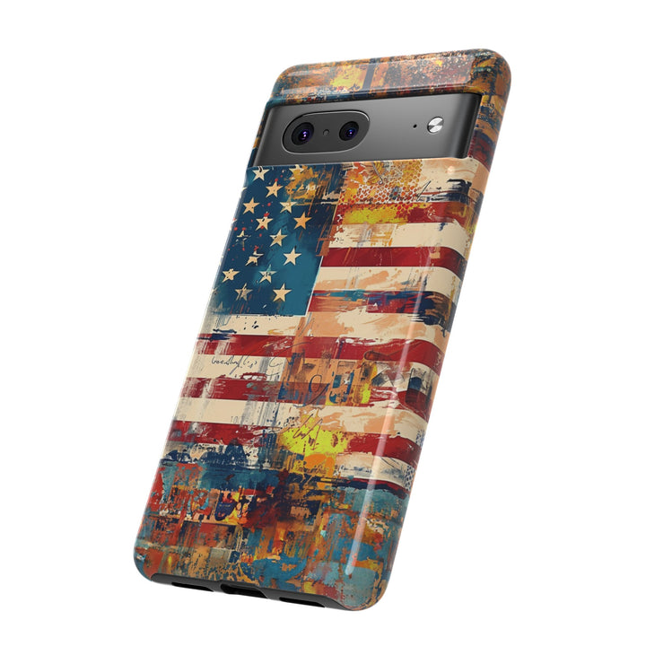 Impact Resistant, American Flag, Cute Phone Cases for Samsung S24, S23, S22, S21, IPhone 15 pro Iphone 14 pro Iphone 13 IPhone 12 Iphone 11 - Studio40ParkLane