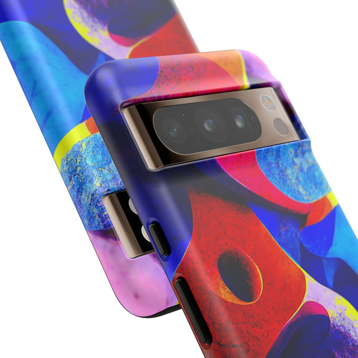 Impact Resistant, Abstract Shapes, Cute Phone Cases for Samsung S24, S23, S22, S21, IPhone 15 pro Iphone 14 pro Iphone 13 IPhone 12 Iphone 11 - Studio40ParkLane
