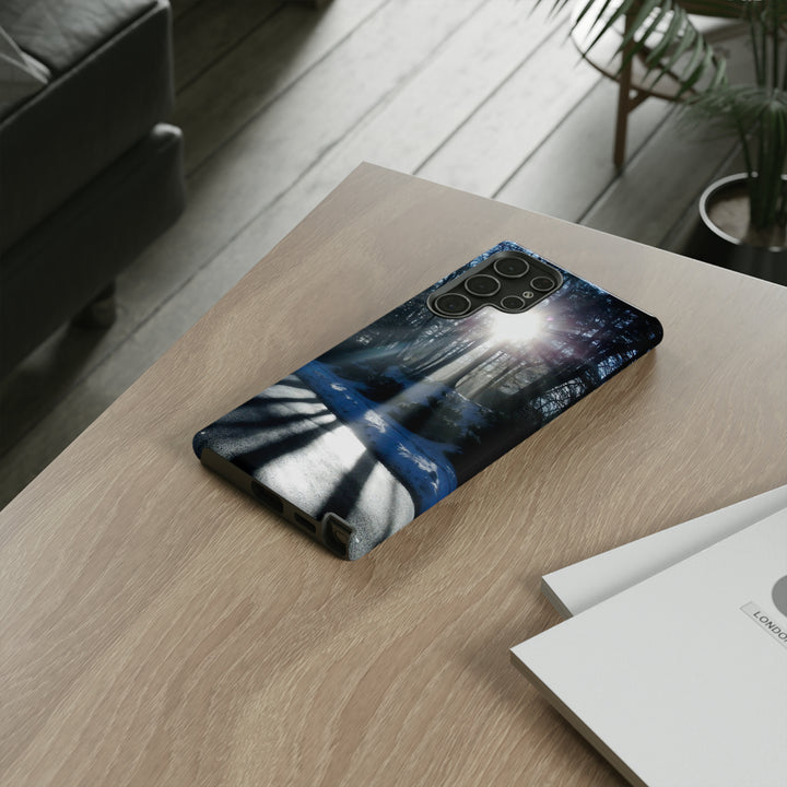 Cute Samsung Phone Case | Aesthetic Samsung Phone Case | Galaxy S23, S22, S21, S20 | Winter Sunshine, Protective Phone Case - Studio40ParkLane