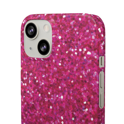 Snap Non-Glitter Muted Pink Play on "Faux" Glitter Effect Cute Phone Cases for Samsung and Iphone, 16, 15, 14, S24, S23, S22, S21, S20, Plus and Ultra