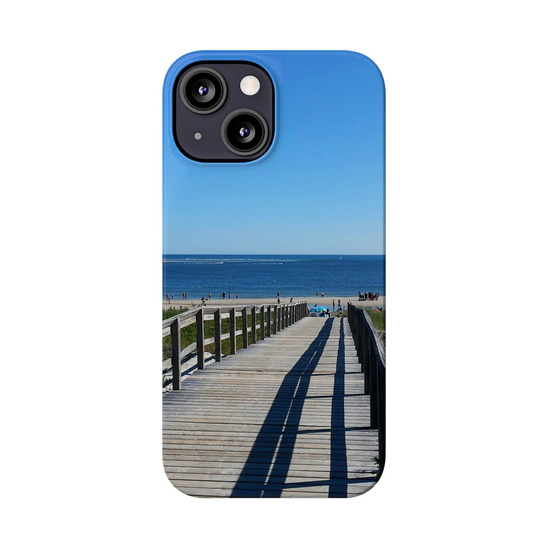 Slim Cute Phone Cases for Iphone - | iPhone 15 Case | iPhone 15 Pro Max Case, Iphone 14 Case, Iphone 14 Pro Max, Iphone 13, Summer Beach Walk - Studio40ParkLane