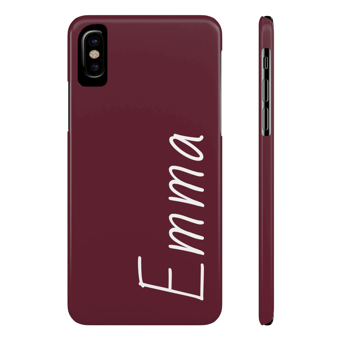 Personalized Initial Name Custom Slim Phone Cases for Iphone 16 Pro Max | iPhone 15 Case | iPhone 15 Pro Max Case, Iphone 14, 13, 12, 11, 10, 8, 7 - Studio40ParkLane