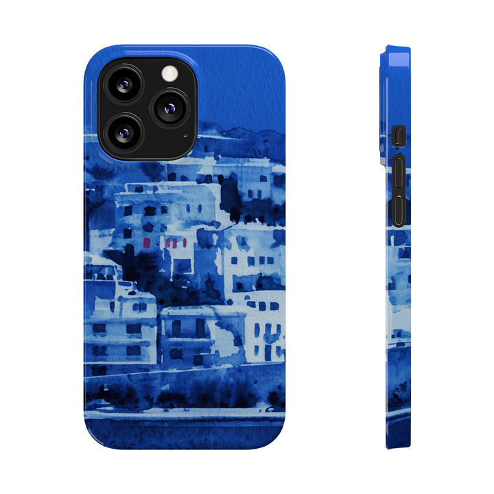 Slim Cute Phone Cases for Iphone | iPhone 15 Case | iPhone 15 Pro Max Case, Iphone 14, Iphone 14 Pro Max, Iphone 13, Greek Island Blue - Studio40ParkLane