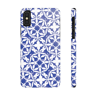 Slim Blue Mosaic Gift for Her Cute Phone Cases for Iphone 16 Case | iPhone 15 Case | iPhone 15 Pro Max Case, Iphone 14, Iphone 14 Pro Max, Iphone 13, 11,10,8,7