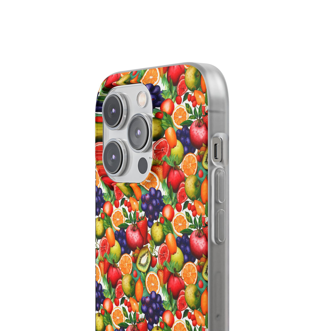 Cute Flexi Phone Cases, Summer Fruit Mix, Compatible with Samsung Galaxy S23, Samsung S22, Samsung S21, Samsung S20, Galaxy S20 Ultra