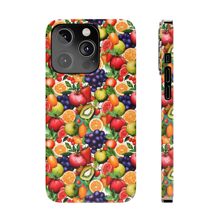 Slim Cute Phone Cases for Iphone | iPhone 15 Case | iPhone 15 Pro Max Case, Iphone 14, Iphone 14 Pro Max, Iphone 13, Summer Fruit Mix Selection - Studio40ParkLane