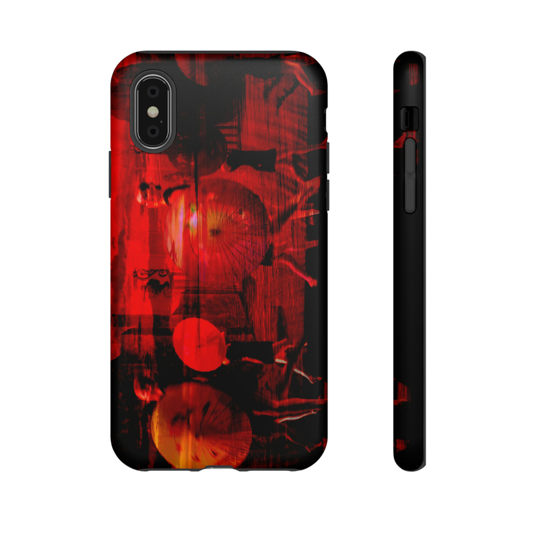 Cute IPhone Case | iPhone 15 Case | iPhone 15 Pro Max Case, Iphone 14 Case, Iphone 14 Pro Max Case IPhone Case for Art Lovers, Sunset Dance Red - Studio40ParkLane