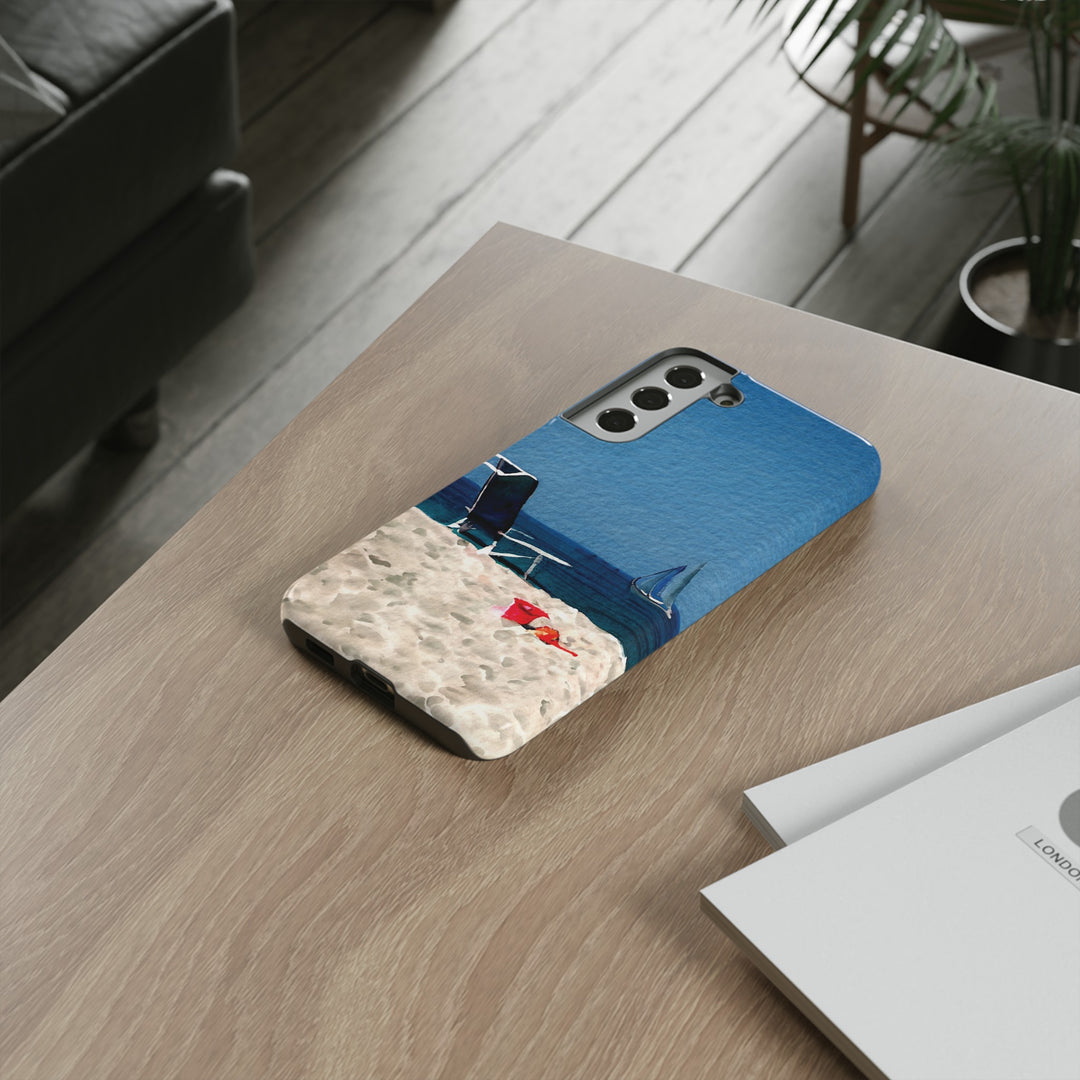 Cute Samsung Case | Cool Iphone Case | Summer Blue Beach Chair, Samsung S24, S23, S22, S21, IPhone 15 Case | Iphone 14 Case, Iphone 13 Case - Studio40ParkLane