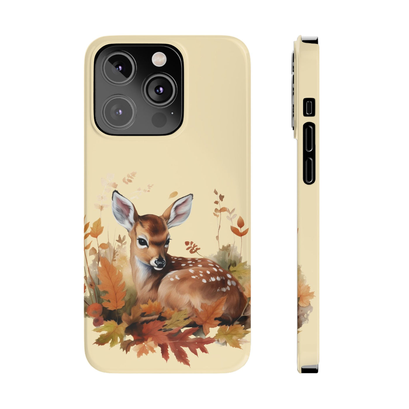 Slim Autumn Fall Deer Gift for Her Cute Phone Cases for Iphone 16 | iPhone 15 Case | iPhone 15 Pro Max Case, Iphone 14, Iphone 14 Pro Max, Iphone 13, Slim