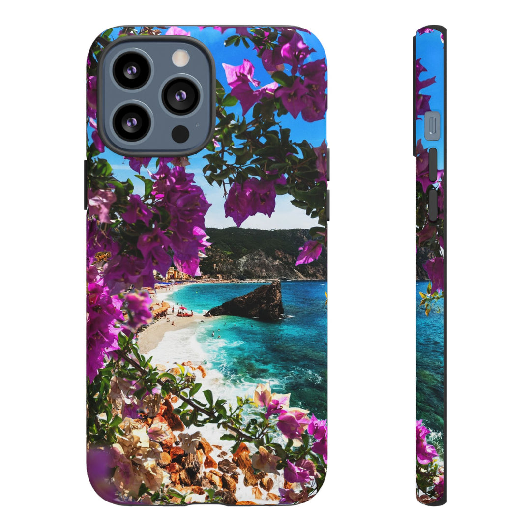 Impact Resistant, Bougainvillea Seaview, Cute Phone Cases for Samsung S24, S23, S22, S21, IPhone 15 pro Iphone 14 pro Iphone 13 IPhone 12 Iphone 11 - Studio40ParkLane