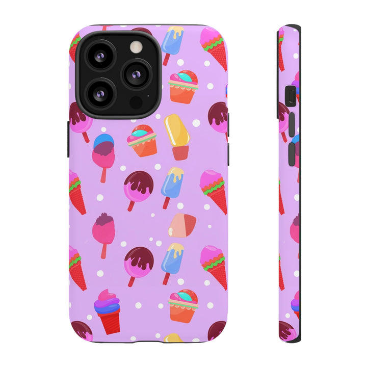 Cute Samsung Case | Cool Iphone Case | Summer Pink Ice - Cream, Samsung S24, S23, S22, S21, IPhone 15 Case | Iphone 14 Case, Iphone 13 Case - Studio40ParkLane