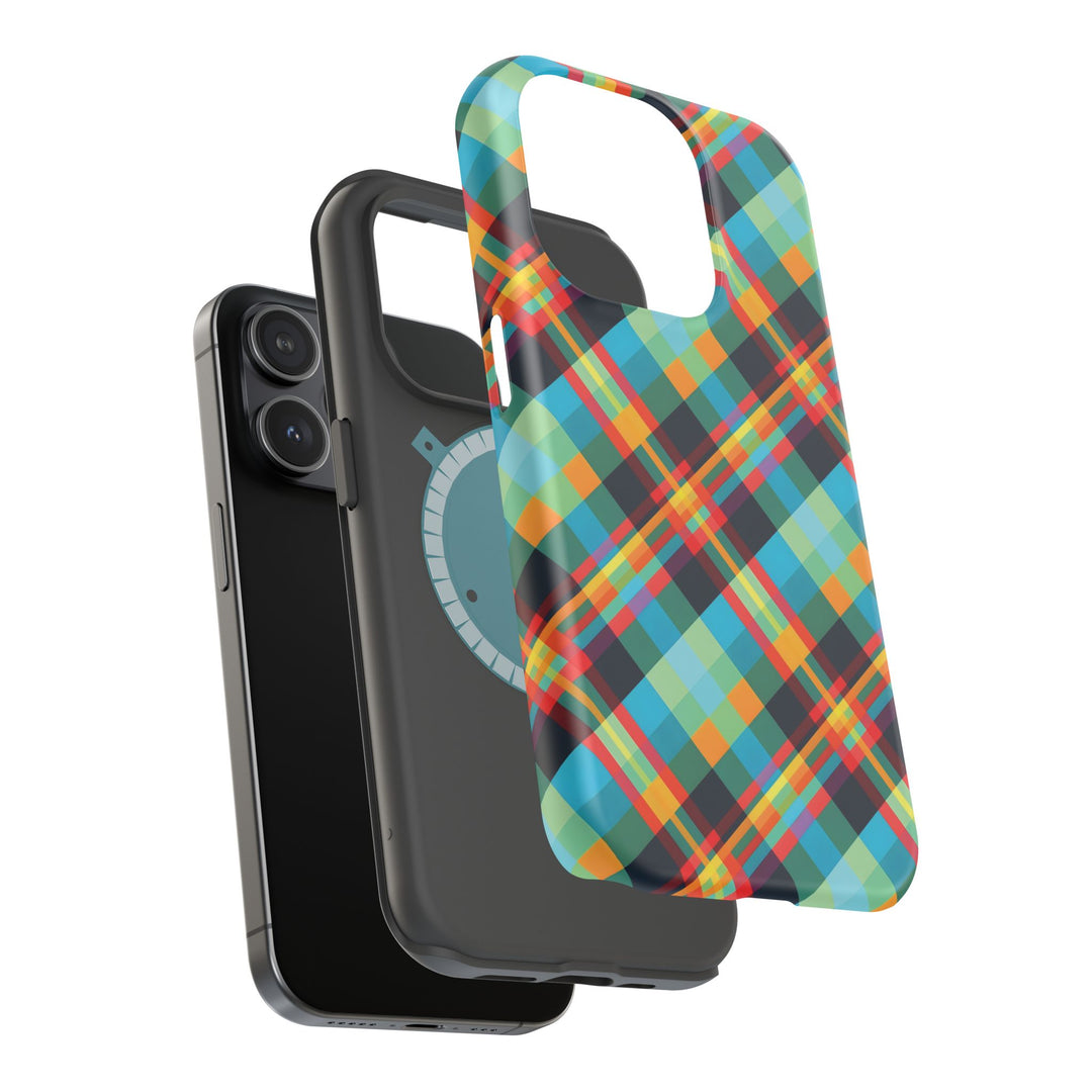 Checkered Plaid Magsafe Gift for Her Cute Phone Case for Iphone, | iPhone 16 | iPhone 15 Pro Max, Iphone 14 Pro Max, 13 12 11 10 9 8 7 - Studio40ParkLane