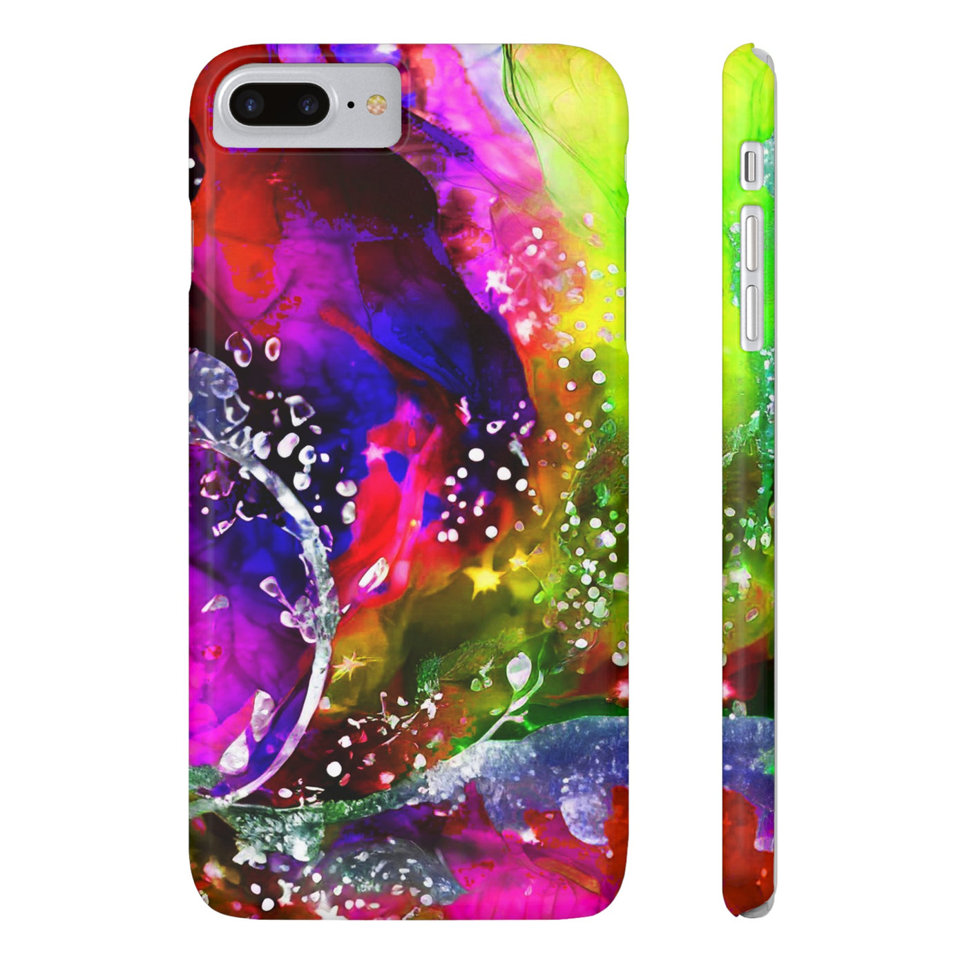 Slim Cute Phone Cases for Iphone  | iPhone 15 Case | iPhone 15 Pro Max Case, Iphone 14, Iphone 14 Pro Max, Iphone 13, Summer Marble Feast