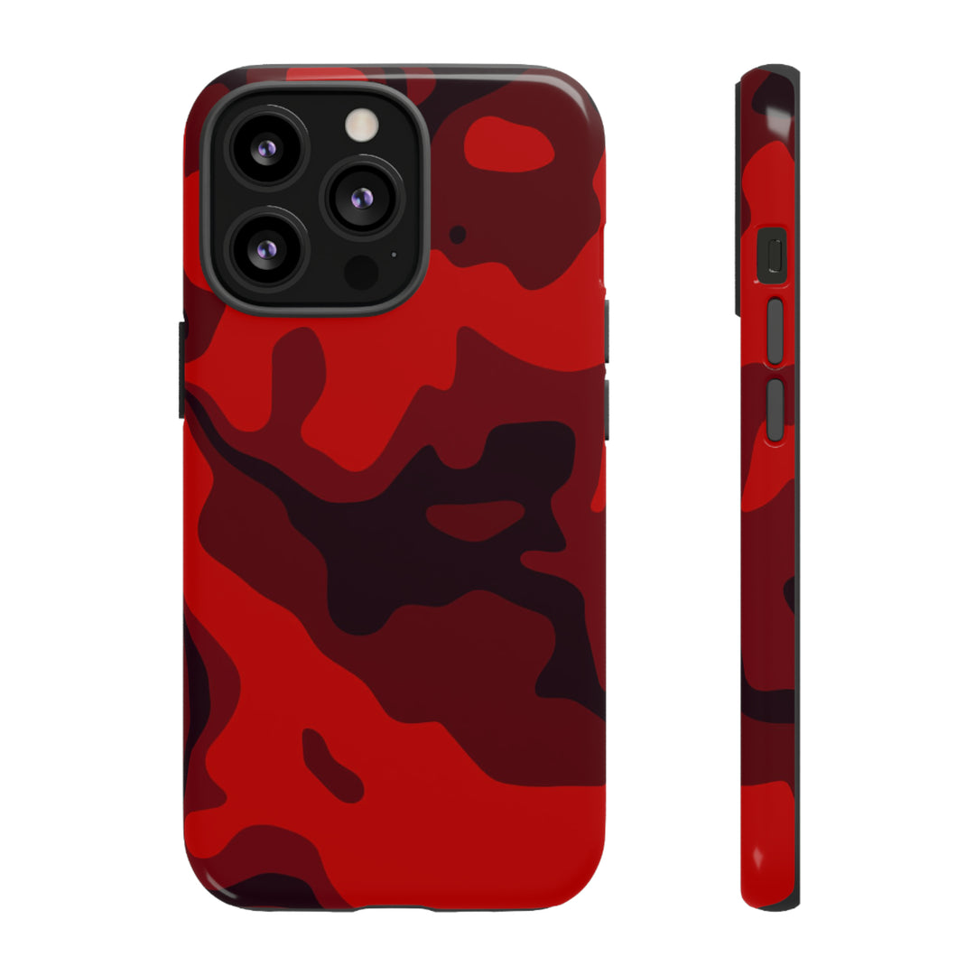 Cute IPhone Case | iPhone 15 Case | iPhone 15 Pro Max Case, Iphone 14 Case, Iphone 14 Pro Max Case IPhone Case for Art Lovers - Red Camo - Studio40ParkLane