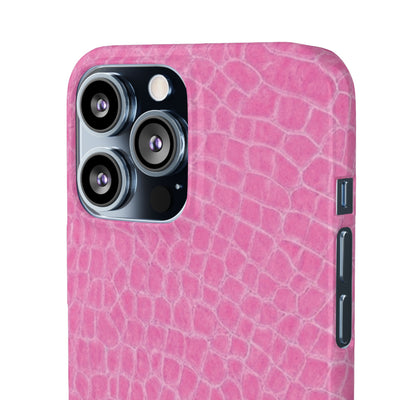 Snap Non Leather Pink Color Pattern Gift for Her Cute Phone Cases for Samsung Galaxy S24, S23, S22, S21, S20, Plus, Ultra, Iphone 16, 15, 14, Pro and Max - Studio40ParkLane