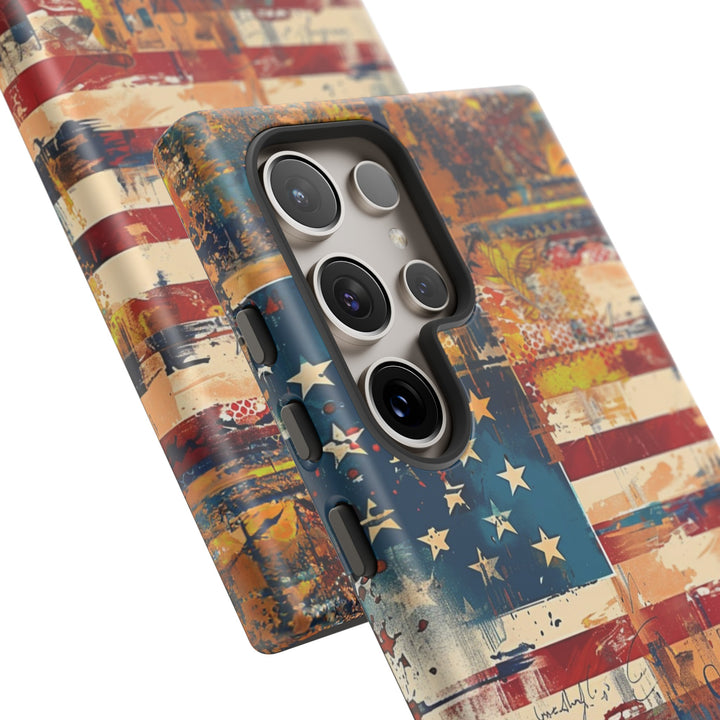 Impact Resistant, American Flag, Cute Phone Cases for Samsung S24, S23, S22, S21, IPhone 15 pro Iphone 14 pro Iphone 13 IPhone 12 Iphone 11 - Studio40ParkLane