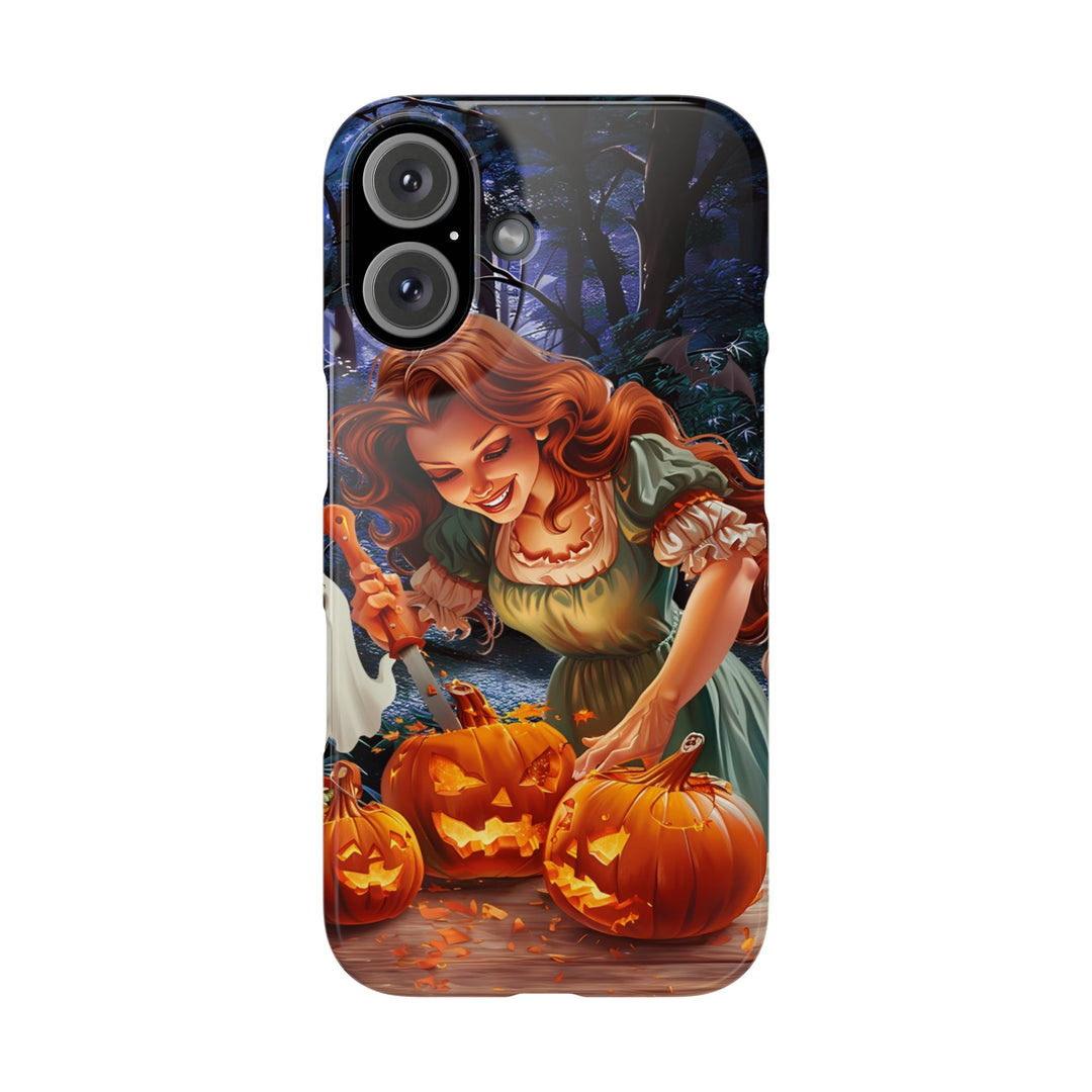 Slim Fall Autumn Pumpkin Fairy Gift for Her Cute Phone Cases for Iphone 16 | iPhone 15 Case | iPhone 15 Pro Max Case, Iphone 14, Iphone 14 Pro Max, Iphone 13, Slim - Studio40ParkLane