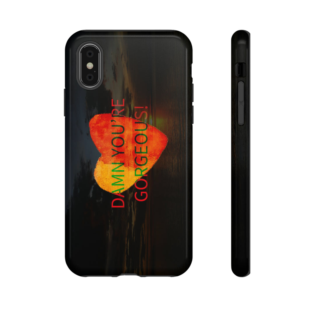 Cute IPhone Case | iPhone 15 Case | iPhone 15 Pro Max Case, Iphone 14 Case, Iphone 14 Pro Max Case IPhone Case for Art Lovers, Heart Sunset - Studio40ParkLane