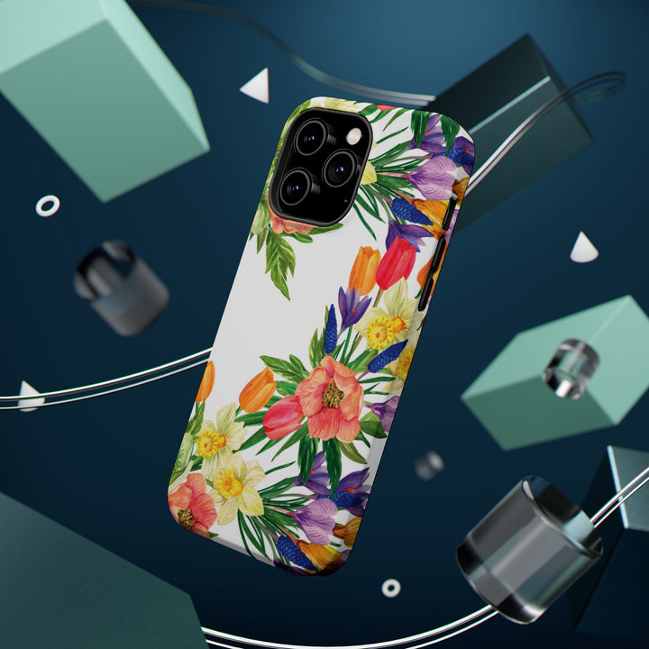 Spring Flowers Magsafe Cute Phone Case for Iphone Gift for Her, iPhone 16 Case iPhone 15 Pro Max Case, Iphone 14, Iphone 14 Pro Max, 13, 12 - Studio40ParkLane