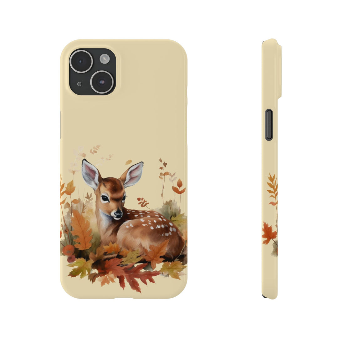 Slim Autumn Fall Deer Gift for Her Cute Phone Cases for Iphone 16 | iPhone 15 Case | iPhone 15 Pro Max Case, Iphone 14, Iphone 14 Pro Max, Iphone 13, Slim - Studio40ParkLane