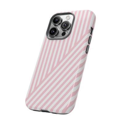 Custom Personalized Tough Phone Case - Aesthetic Stripes - For iPhone 17 Pro Max iPhone 16 Pro iPhone 15 Iphone 14 Iphone 13 Plus 13 12 11 - Studio40ParkLane