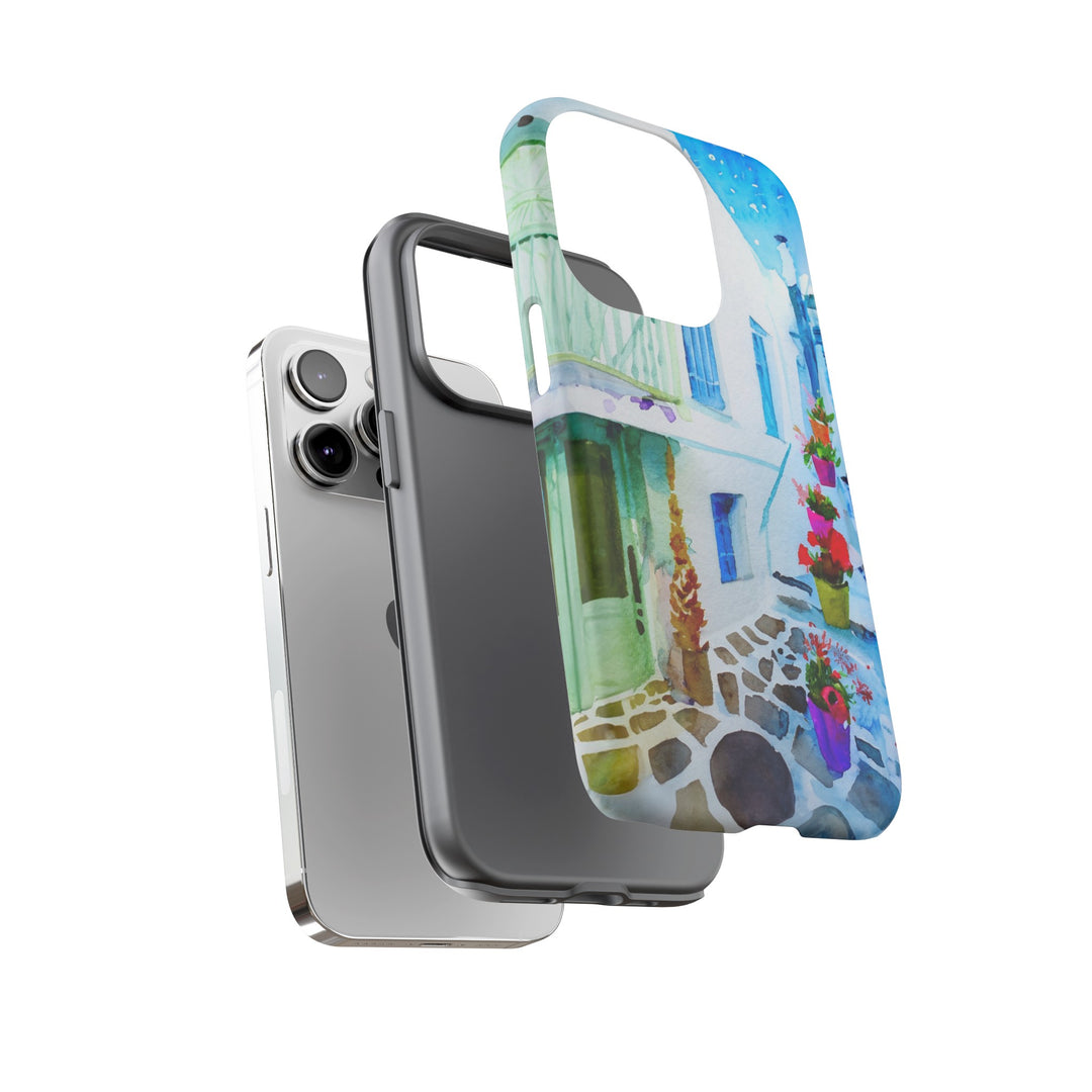 Impact Resistant, Greece House, Cute Phone Cases for Samsung S24, S23, S22, S21, IPhone 15 pro Iphone 14 pro Iphone 13 IPhone 12 Iphone 11 - Studio40ParkLane