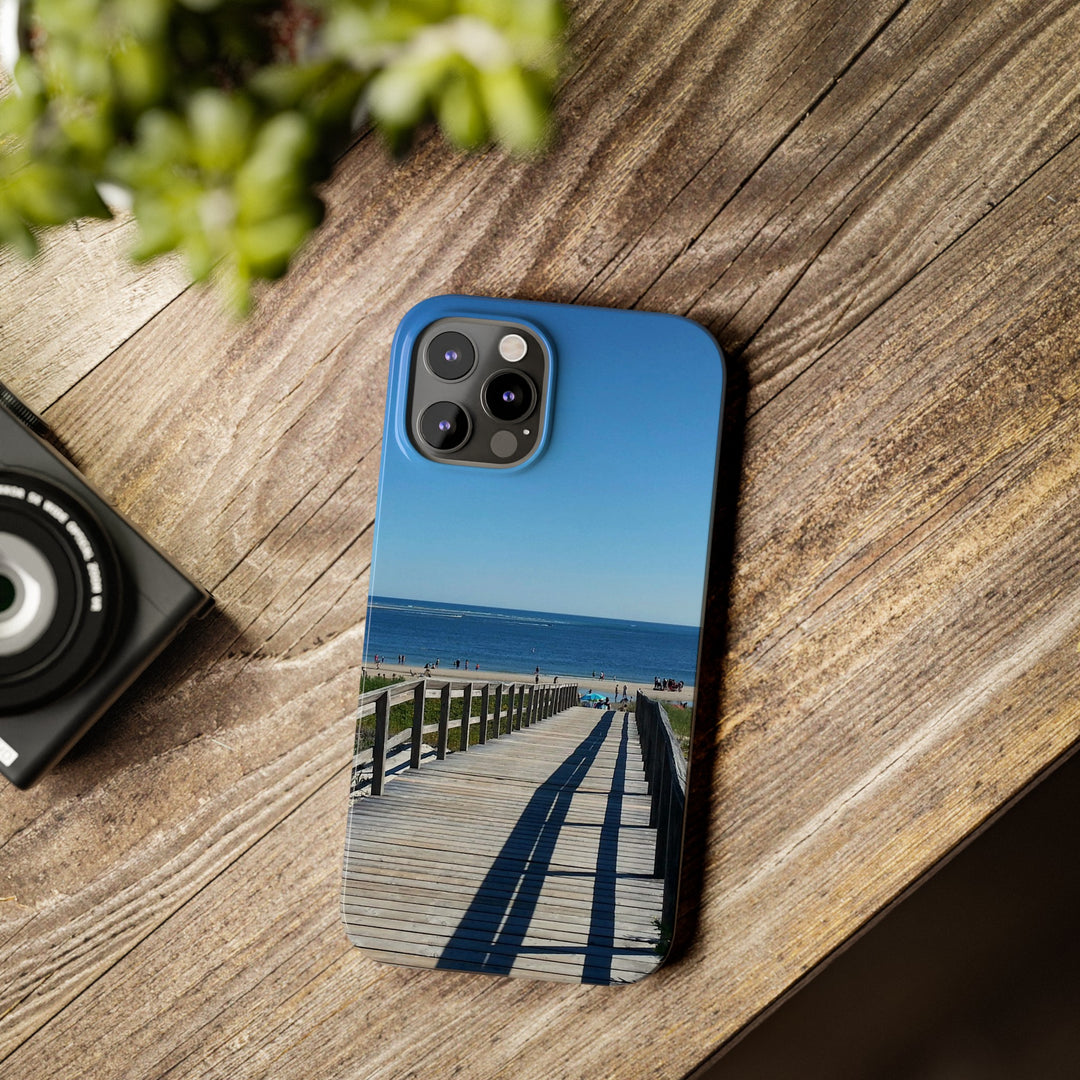 Slim Cute Phone Cases for Iphone - | iPhone 15 Case | iPhone 15 Pro Max Case, Iphone 14 Case, Iphone 14 Pro Max, Iphone 13, Summer Beach Walk - Studio40ParkLane