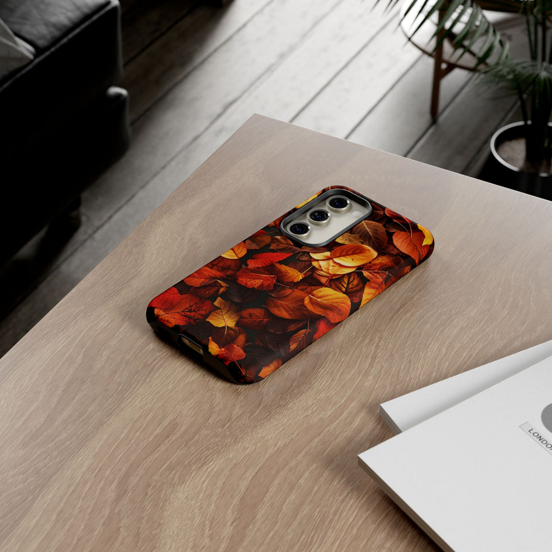Autumn Fall Leaves Gift for Her Cute Phone Case for, Samsung Galaxy S24, S23, S22, S21, IPhone 16 Case | Iphone 15, Iphone 14, IPhone 13 Case - Studio40ParkLane