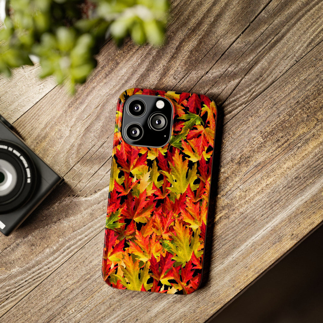 Slim Fall Leaves Slim Cute Phone Cases for Iphone | iPhone 15 Case | iPhone 15 Pro Max Case, Iphone 14, Iphone 14 Pro Max, Iphone 13 - Studio40ParkLane