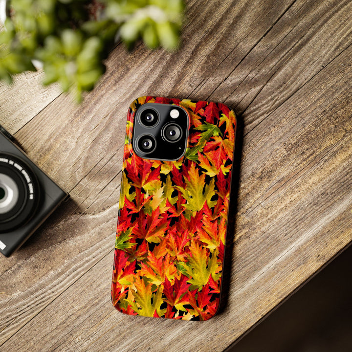 Slim Fall Leaves Slim Cute Phone Cases for Iphone | iPhone 15 Case | iPhone 15 Pro Max Case, Iphone 14, Iphone 14 Pro Max, Iphone 13 - Studio40ParkLane