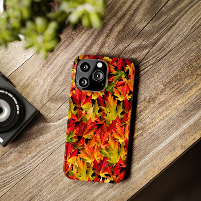 Slim Fall Leaves Slim Cute Phone Cases for Iphone  | iPhone 15 Case | iPhone 15 Pro Max Case, Iphone 14, Iphone 14 Pro Max, Iphone 13