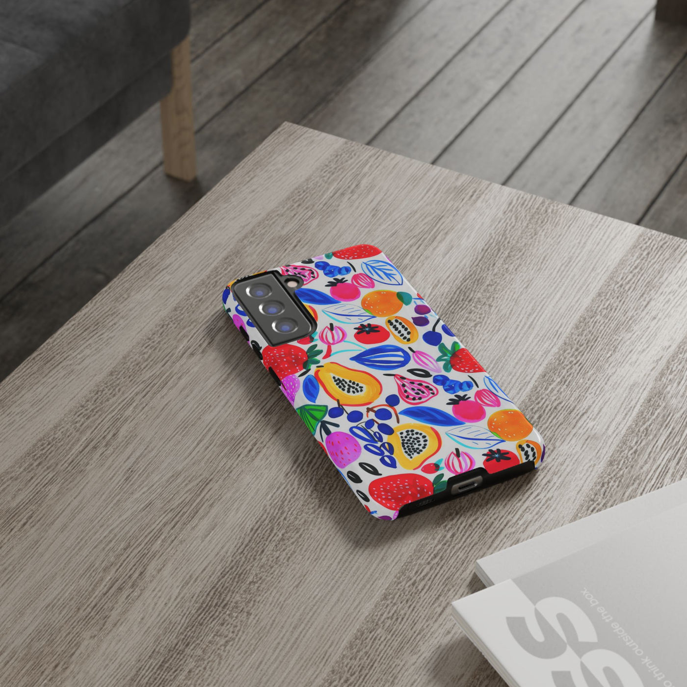 Cute Samsung Phone Case | Aesthetic Samsung Phone Case | Galaxy S23, S22, S21, S20 | Summer Fruit Cocktail, Protective Phone Case