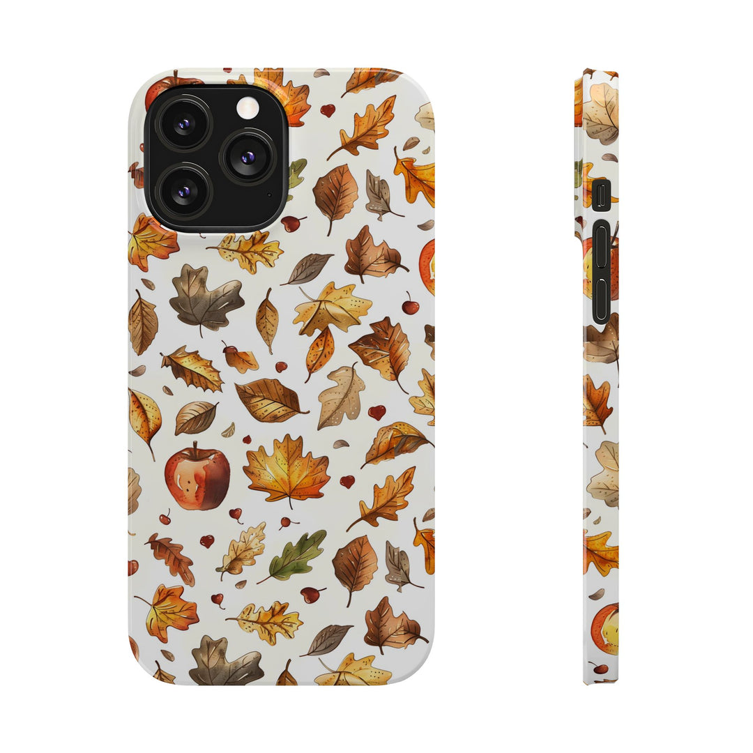 Slim Fall Autumn Leaves Gift for Her Cute Phone Cases for Iphone 16 | iPhone 15 Case | iPhone 15 Pro Max Case, Iphone 14, Iphone 14 Pro Max, Iphone 13, Slim - Studio40ParkLane