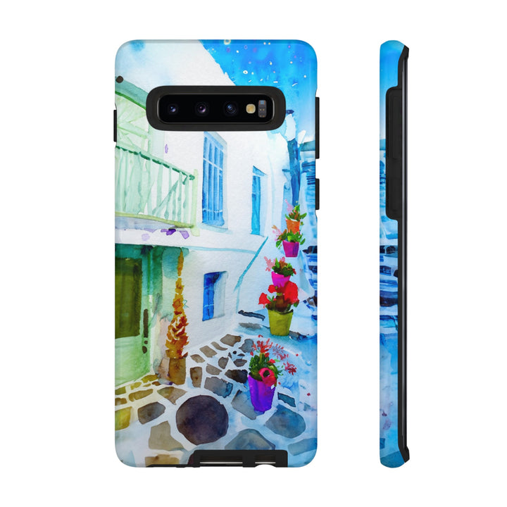 Impact Resistant, Greece House, Cute Phone Cases for Samsung S24, S23, S22, S21, IPhone 15 pro Iphone 14 pro Iphone 13 IPhone 12 Iphone 11 - Studio40ParkLane