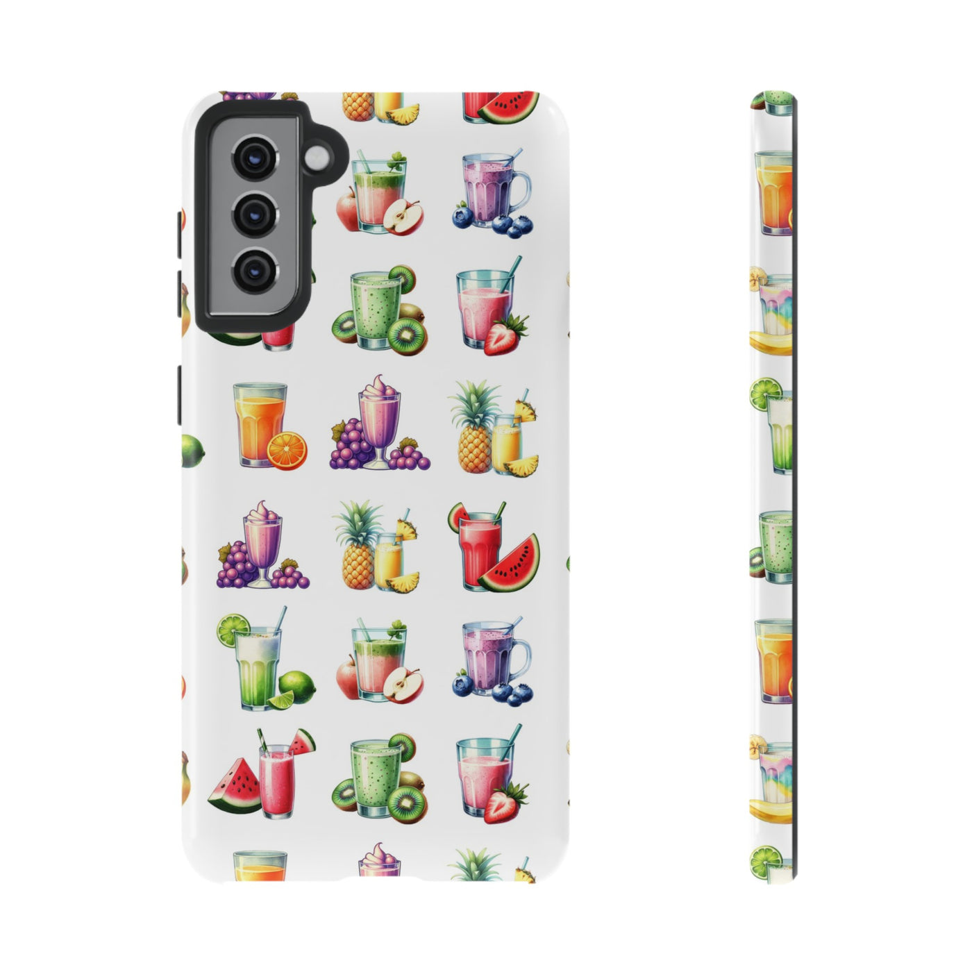 Cute Samsung Case | Cool Iphone Case | Tropical Summer Fruit Cocktail, Samsung S24, S23, S22, S21, IPhone 15 Case | Iphone 14 Case, Iphone 13 Case