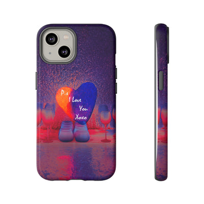 Cute Samsung Case | Cool Iphone Case | PS I love You - Heart, Samsung S24, S23, S22, S21, IPhone 15 Case | Iphone 14 Case, Iphone 13 Case