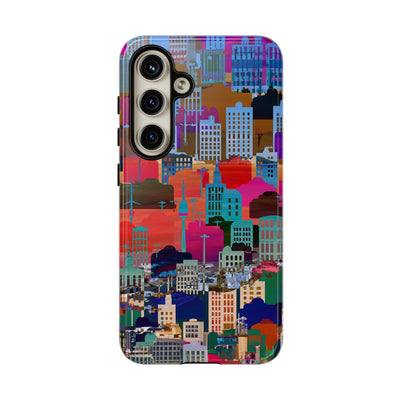 Cute Samsung Case | Cool Iphone Case | Summer City Skyline, Samsung S24, S23, S22, S21, IPhone 15 Case | Iphone 14 Case, Iphone 13 Case