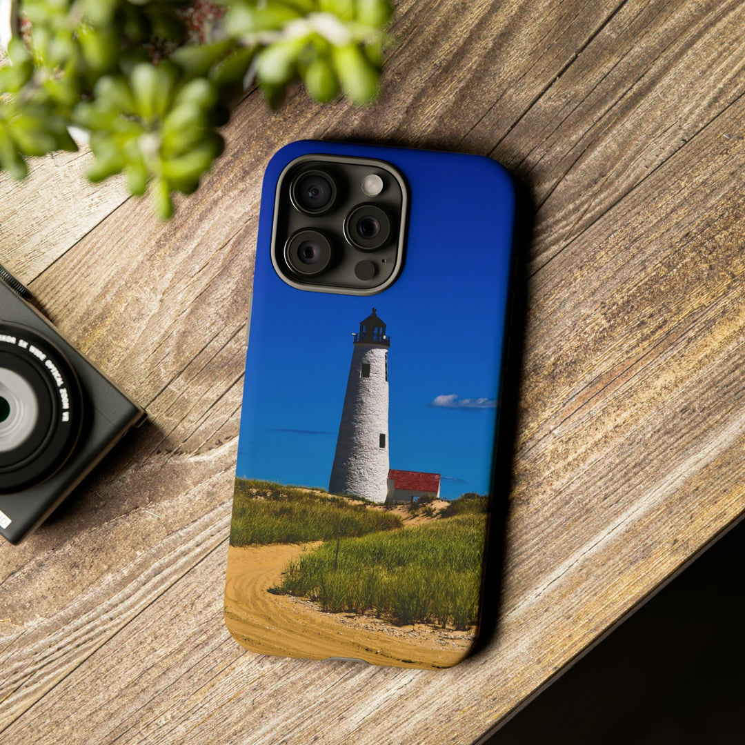 Cute IPhone Case | iPhone 15 Case | iPhone 15 Pro Max Case, Iphone 14 Case, Iphone 14 Pro Max Case IPhone Case for Art Lovers - Beach Lighthouse - Studio40ParkLane