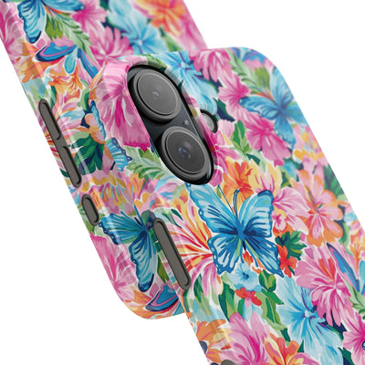 Slim Butterflies Flowers Gift for Her Cute Phone Cases for Iphone 16 Pro Max | iPhone 15 Case | iPhone 15 Pro Max Case, Iphone 14, 13, 12, 11, 10, 8, 7