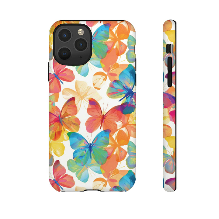 Cute Samsung Case | Cool Iphone Case | Summer Bright Butterflies, Samsung S24, S23, S22, S21, IPhone 15 Case | Iphone 14 Case, Iphone 13 Case - Studio40ParkLane