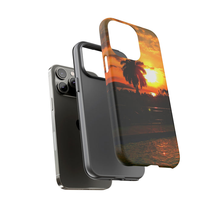 Cute Samsung Case | Cool Iphone Case | Summer Jamaica Pool Sunset, Samsung S24, S23, S22, S21, IPhone 15 Case | Iphone 14 Case, Iphone 13 Case - Studio40ParkLane